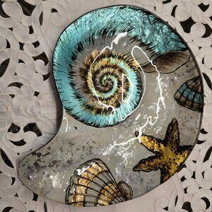 beautiful new ocean seashell decorative dish